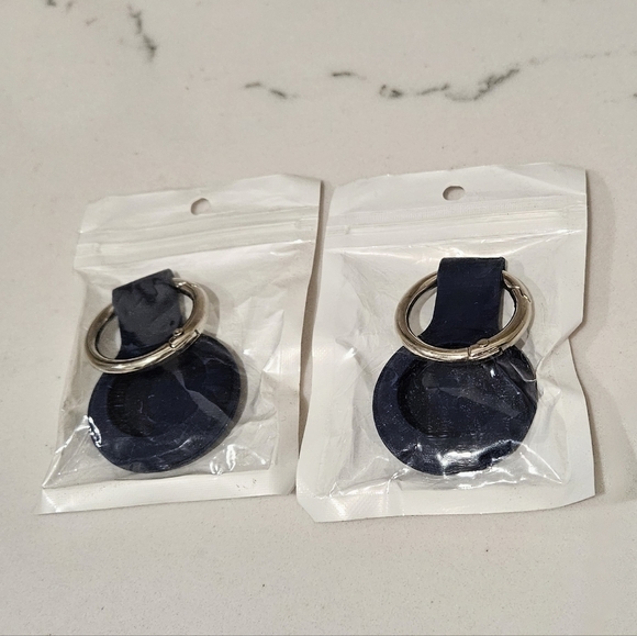 Airbag Holder Set Of 2 Navy With Clip Brand New - Picture 2 of 4